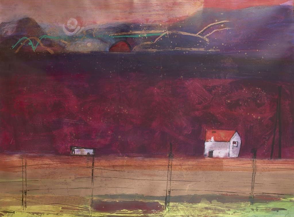 Overburg Landscape by Barbara Rae CBE, RA